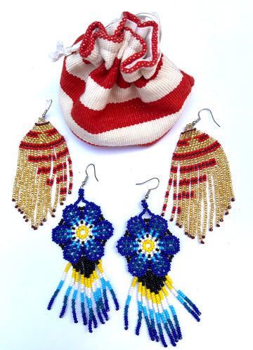 Handmade Beaded Earrings Gift Set - Artisan Jewelry from Guatemala