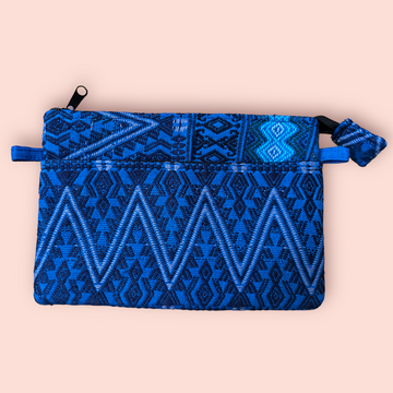 Culebreado Huipil Clutch – Upcycled Mayan Textile Purse